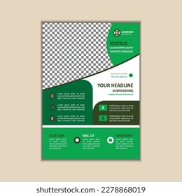 Modern Multipurpose Flyer Template - Fully Editable and Print Ready, A4 Size With Bleed.