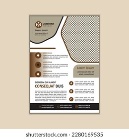 Modern Multipurpose Flyer Template - Fully Editable and Print Ready, A4 Size With Bleed.