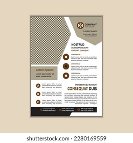 Modern Multipurpose Flyer Template - Fully Editable and Print Ready, A4 Size With Bleed.