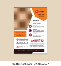 Modern Multipurpose Flyer Template - Fully Editable and Print Ready, A4 Size With Bleed.