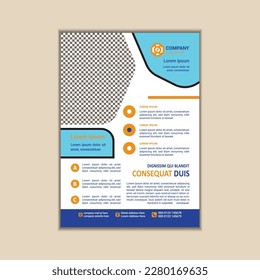 Modern Multipurpose Flyer Template - Fully Editable and Print Ready, A4 Size With Bleed.