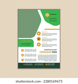 Modern Multipurpose Flyer Template - Fully Editable and Print Ready, A4 Size With Bleed.