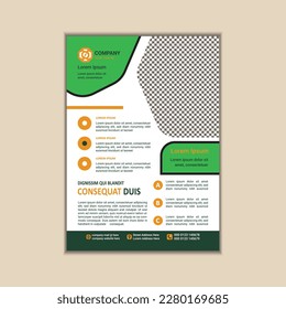 Modern Multipurpose Flyer Template - Fully Editable and Print Ready, A4 Size With Bleed.