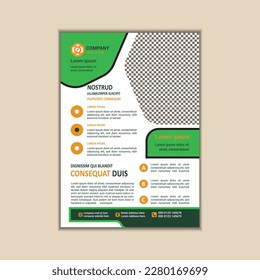 Modern Multipurpose Flyer Template - Fully Editable and Print Ready, A4 Size With Bleed.