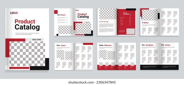 Modern Multipurpose Product Catalog template or product catalogue template design,  company product or furniture product catalog