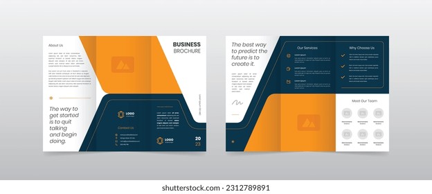 Plantilla de diseño de folletos multiusos modernos
