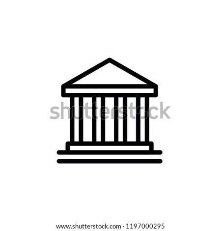 Modern museum icon