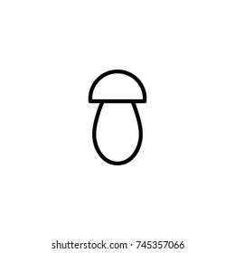 Modern mushroom line icon. Premium pictogram isolated on a white background. Vector illustration. Stroke high quality symbol. Mushroom icon in modern line style.