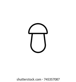 Modern mushroom line icon. Premium pictogram isolated on a white background. Vector illustration. Stroke high quality symbol. Mushroom icon in modern line style.
