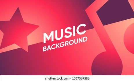 Modern music background