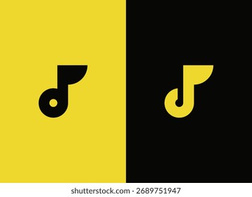 Design de logotipo de nota musical moderna para Podcast, Studio e identidade da marca de áudio