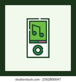 Modern Music Player App Icon Design