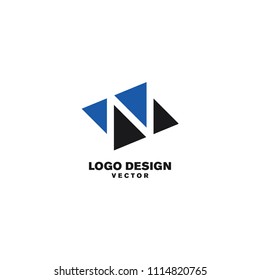 Modern N Letter Logo Design