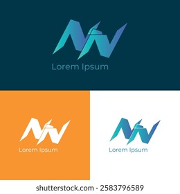 Modern N Letter Logo Design