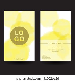 modern name card