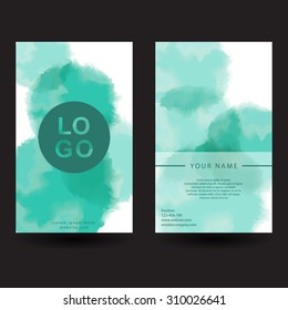 modern name card