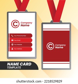 Modern name Card - Creative and Clean name Card Template.
