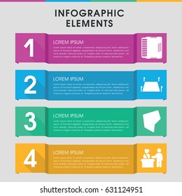 Modern national infographic template. infographic design with national icons includes pass control. can be used for presentation, diagram, annual report, web design.
