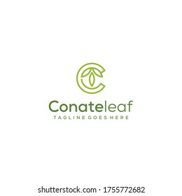 Hoja natural moderna con diseño de icono S plantilla de icono de diseño de icono