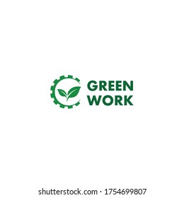 Moderna plantilla de icono de diseño de iconos de hoja natural