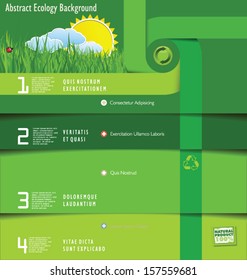Modern nature ecology background