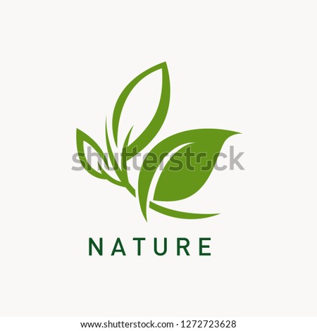modern nature logo template
