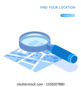 Modern Navigation vector isometric illustration. 