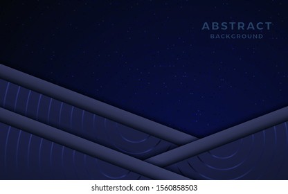 Modern navy blue background with abstract style