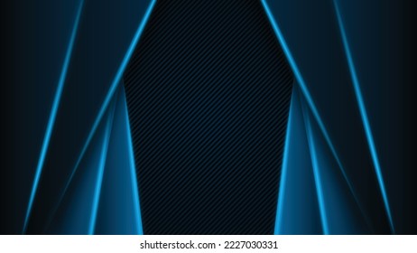 Modern navy blue background with abstract style. Vector illustration design for presentation, banner, cover, web, flyer, card, poster, wallpaper, texture, slide, magazine, and powerpoint