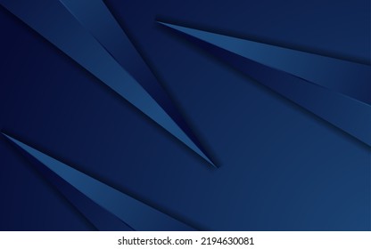 Modern navy blue with triangle shape background

