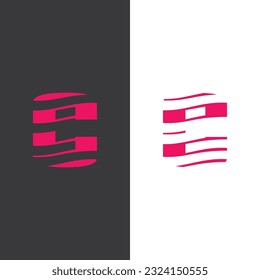 Modern negative space typography C