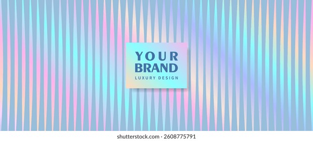 Modern neon color vector background with with linear pattern and gradient for cover design, invitation, poster, flyer, card, luxe invite, prestigious voucher, ads.