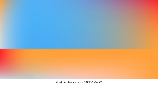 Modern Neon Modern Geometric Design Backdrop. Orange Empty Silver Gradient Mesh Screens Illustration. Blank Green Bright Watercolor Colorful Blurred Texture. Vivid Blue Grey Office Background.