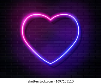 Neon Purple Heart Hd Stock Images Shutterstock