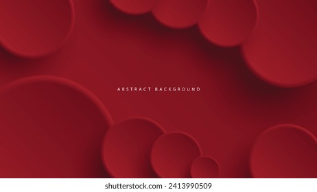 Moderner Lungenorphismus, abstrakter Hintergrund. Farbverlauf-Hintergrund mit Lungenkreisen. Minimale abstrakte, saubere Papiervorlage 3d. Banner für den zirkulären Luftrahmen. Realistische Papieroberfläche. Vektorgrafik