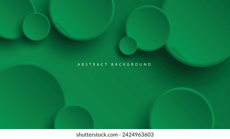 Modern neumorphism abstract background. Gradient background with neumorphism circles. Minimal abstract clean paper 3d design template. Circular neumorphic frame banner. Realistic paper surface. Vector