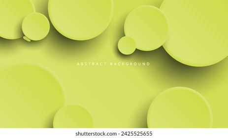 Modern neumorphism abstract background. Gradient background with neumorphism circles. Minimal abstract clean paper 3d design template. Circular neumorphic frame banner. Realistic paper surface. Vector