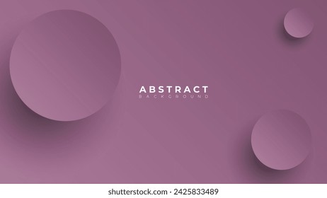 Modern neumorphism abstract background. Gradient background with neumorphism circles. Minimal abstract clean paper 3d design template. Circular neumorphic frame banner. Realistic paper surface. Vector