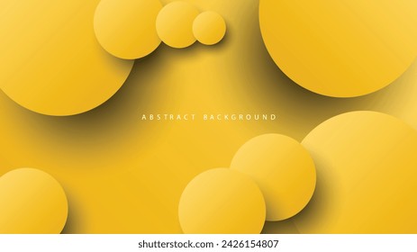 Modern neumorphism abstract background. Gradient background with neumorphism circles. Minimal abstract clean paper 3d design template. Circular neumorphic frame banner. Realistic paper surface. Vector