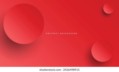 Modern neumorphism abstract background. Gradient background with neumorphism circles. Minimal abstract clean paper 3d design template. Circular neumorphic frame banner. Realistic paper surface. Vector