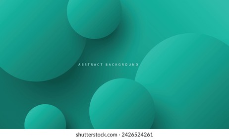 Modern neumorphism abstract background. Gradient background with neumorphism circles. Minimal abstract clean paper 3d design template. Circular neumorphic frame banner. Realistic paper surface. Vector