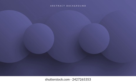 Modern neumorphism abstract background. Gradient background with neumorphism circles. Minimal abstract clean paper 3d design template. Circular neumorphic frame banner. Realistic paper surface. Vector