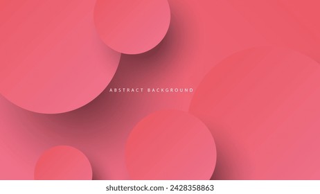 Modern neumorphism abstract background. Gradient background with neumorphism circles. Minimal abstract clean paper 3d design template. Circular neumorphic frame banner. Realistic paper surface. Vector