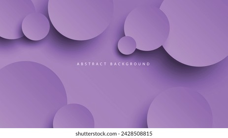 Modern neumorphism abstract background. Gradient background with neumorphism circles. Minimal abstract clean paper 3d design template. Circular neumorphic frame banner. Realistic paper surface. Vector