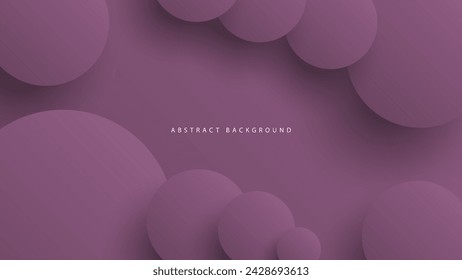 Modern neumorphism abstract background. Gradient background with neumorphism circles. Minimal abstract clean paper 3d design template. Circular neumorphic frame banner. Realistic paper surface. Vector