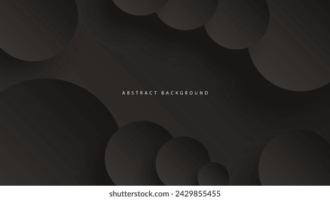 Modern neumorphism abstract background. Gradient background with neumorphism circles. Minimal abstract clean paper 3d design template. Circular neumorphic frame banner. Realistic paper surface. Vector