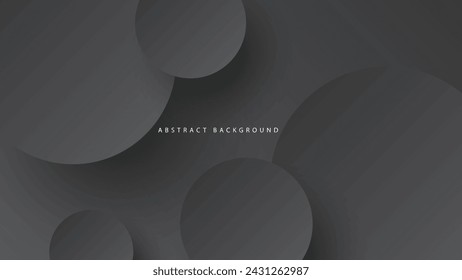 Modern neumorphism abstract background. Gradient background with neumorphism circles. Minimal abstract clean paper 3d design template. Circular neumorphic frame banner. Realistic paper surface. Vector