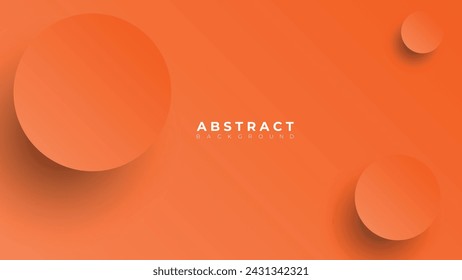 Modern neumorphism abstract background. Gradient background with neumorphism circles. Minimal abstract clean paper 3d design template. Circular neumorphic frame banner. Realistic paper surface. Vector