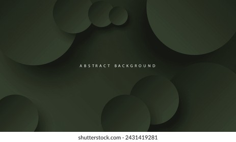 Moderner Neumorphismus abstrakter Hintergrund. Verlaufshintergrund mit Neumorphismenkreisen. Minimale abstrakte saubere Papier 3D-Design-Vorlage. Kreisförmiges pneumorphes Rahmenbanner. Realistische Papieroberfläche. Vektor