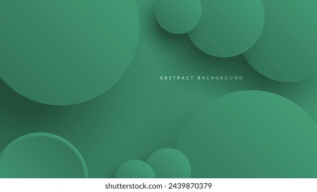 Fondo abstracto del neumorfismo moderno. Fondo de degradado con círculos de neumorfismo. Plantilla de diseño 3D de papel limpio abstracto mínimo. Banner circular neumórfico. Superficie de papel realista. Vector